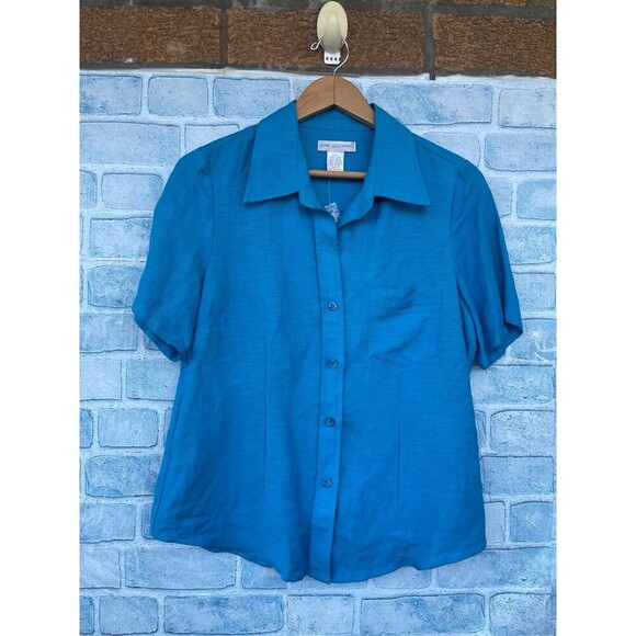 Annie Alexander linen blend resort wear 2 piece set size 8/medium - Picture 6 of 12